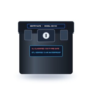 SentrySafe HD4100 Fireproof and Waterproof Commercial Document File Safe